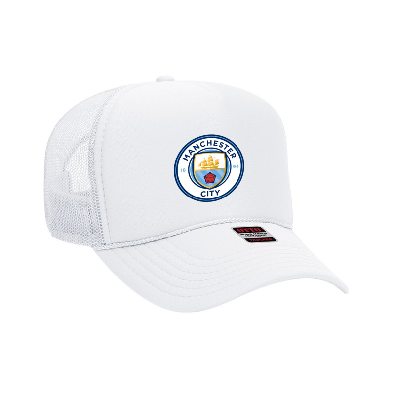 *manchester City Foam Trucker Hat by jun store | Artistshot