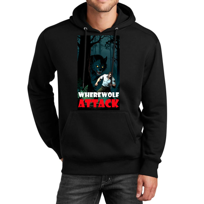 Wherewolf Attack Unisex Hoodie by DTFDOT | Artistshot