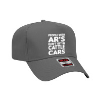 People With Ar's Don'gein Cattle Cars Sarcastic Characters Video Game Adjustable Baseball Cap | Artistshot