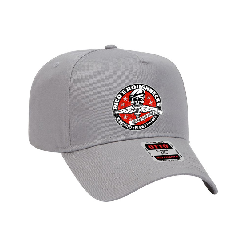 Rico's Roughnecks Weathered   Starship Troopers Adjustable Baseball Cap by arthubnco | Artistshot