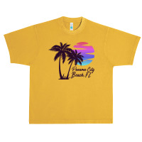 Panama City Beach Florida Vacation Trip Retro Vintage Sunset Sweatshir Urban Heavy T-shirt | Artistshot