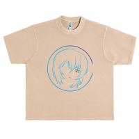 Rei Ayanami's Face - 06a Urban Heavy T-shirt | Artistshot