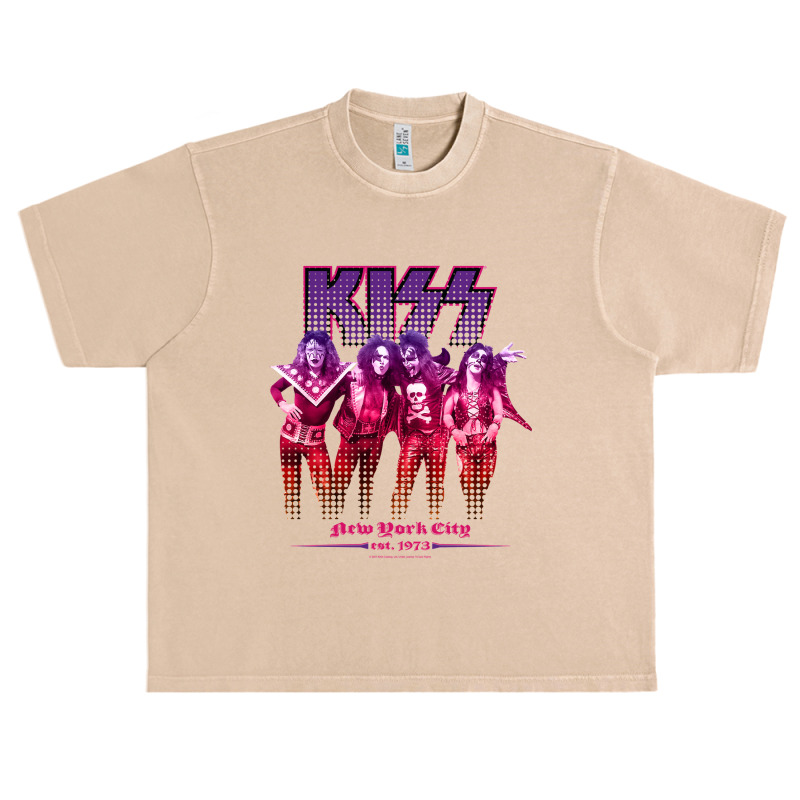 Kiss Nyc73 Urban Heavy T-shirt by cm-arts | Artistshot