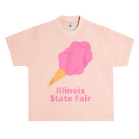 Illinois State Fair Pink Cotton Candy County Fair Urban Heavy T-shirt | Artistshot