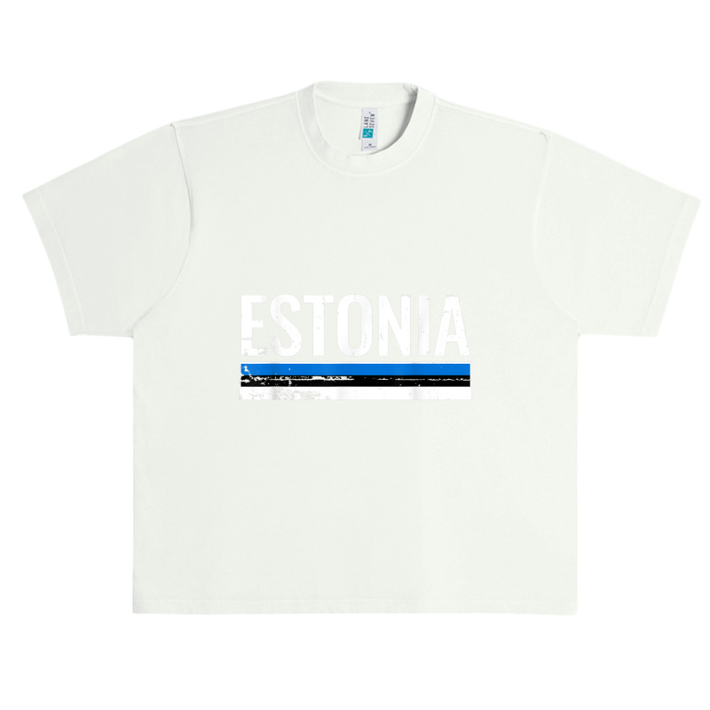 Estonia Proud Estonian Flag T Shirt Urban Heavy T-shirt | Artistshot