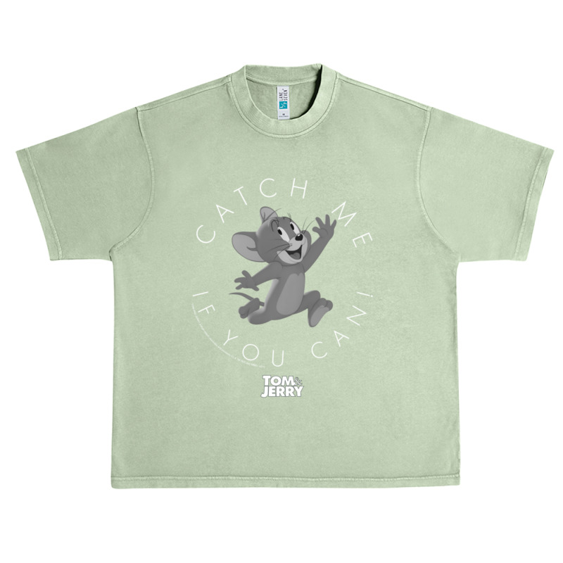 Tom & Jerry Catch Me If You Can Jerry Urban Heavy T-shirt | Artistshot