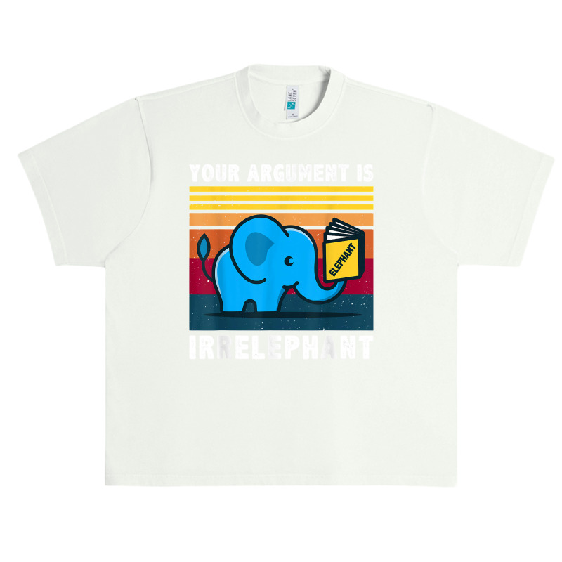 Your Argument Is Irrelephant Elephant Vintage Retro Urban Heavy T-shirt by cm-arts | Artistshot