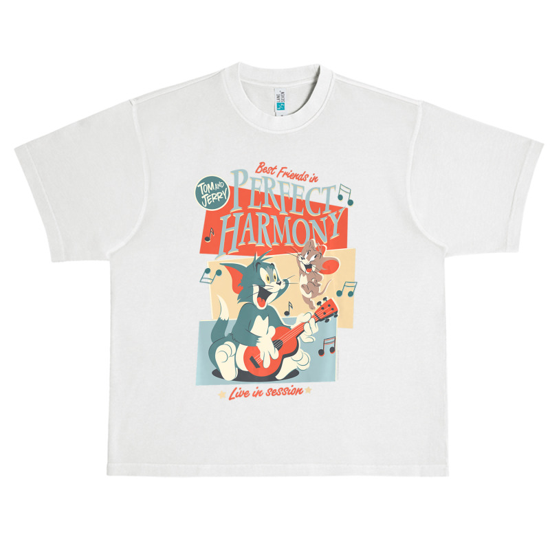 Tom And Jerry Best Friends In Perfect Harmony Urban Heavy T-shirt | Artistshot