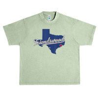 Friendswood Texas Tx Map Urban Heavy T-shirt | Artistshot