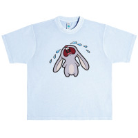 Sad Crying Bunny Rabbit Urban Heavy T-shirt | Artistshot