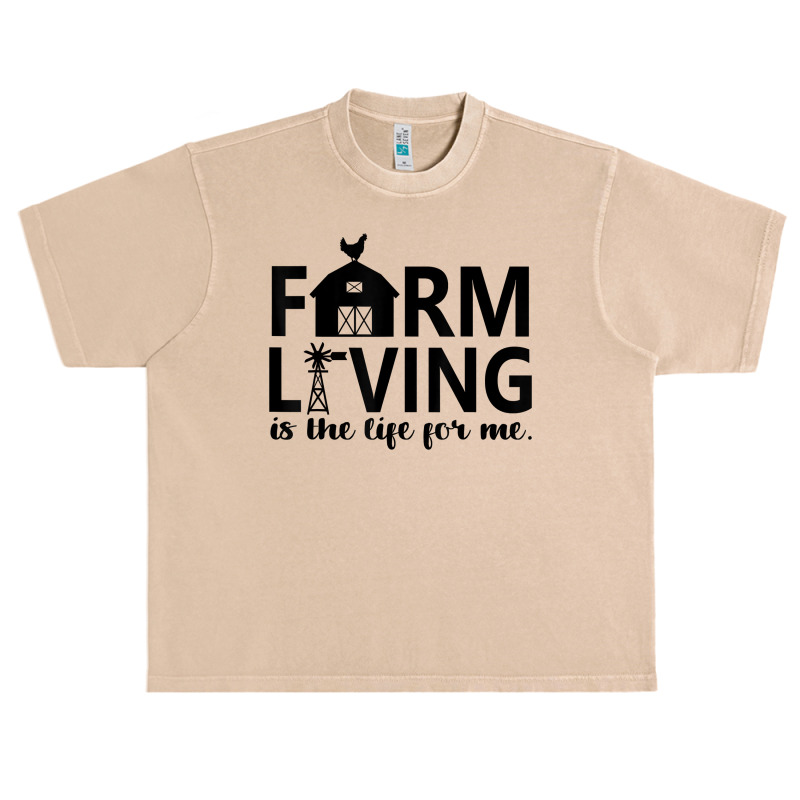 Farm Living Is The Life For Me Inspirational Animal Farm T Shirt Urban Heavy T-shirt by cm-arts | Artistshot