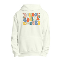 Groovy School Social Worker Coping Skills Back To School Urban Pullover Hoodie | Artistshot