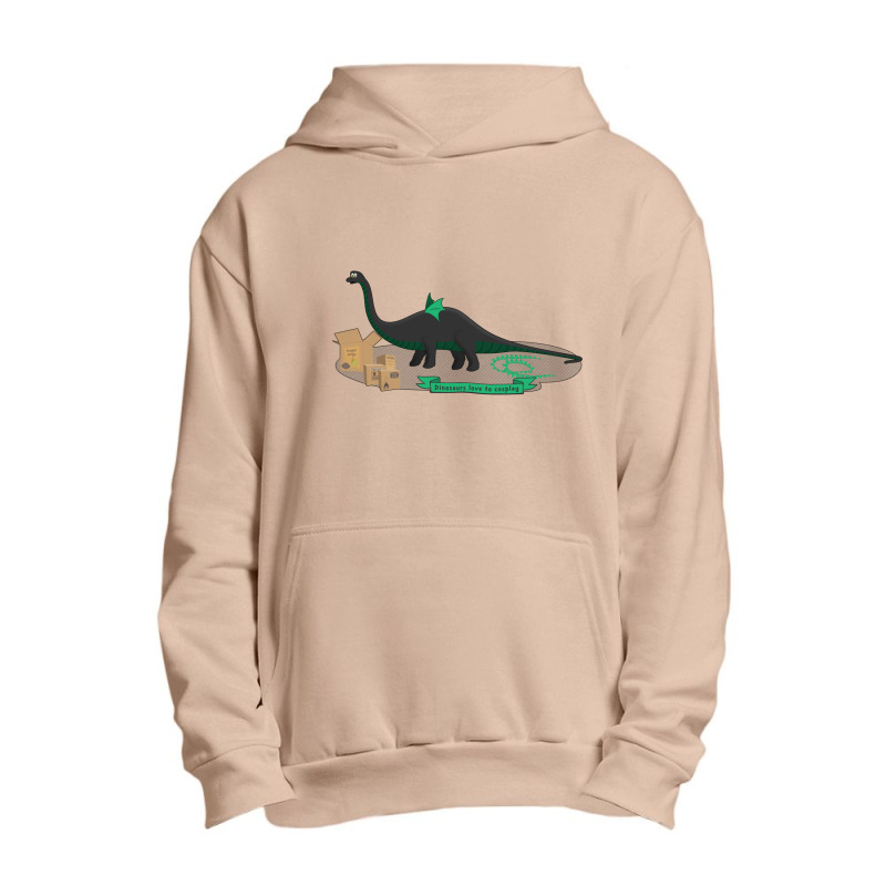 Dinosaurs Love To Cosplay Urban Pullover Hoodie | Artistshot