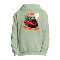 Race Car 9th Birthday Boy 9 Year Old Racing Car Driver Urban Pullover Hoodie | Artistshot