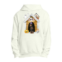 Funny Halloween Dobermann Dog T  Shirt Halloween Dobermann Dog Witch H Urban Pullover Hoodie | Artistshot