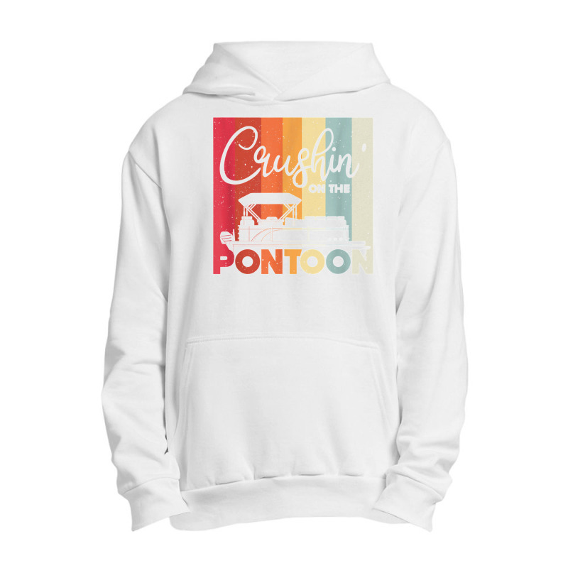 Mens Crushin' On The Pontoon Boat Captain Urban Pullover Hoodie | Artistshot