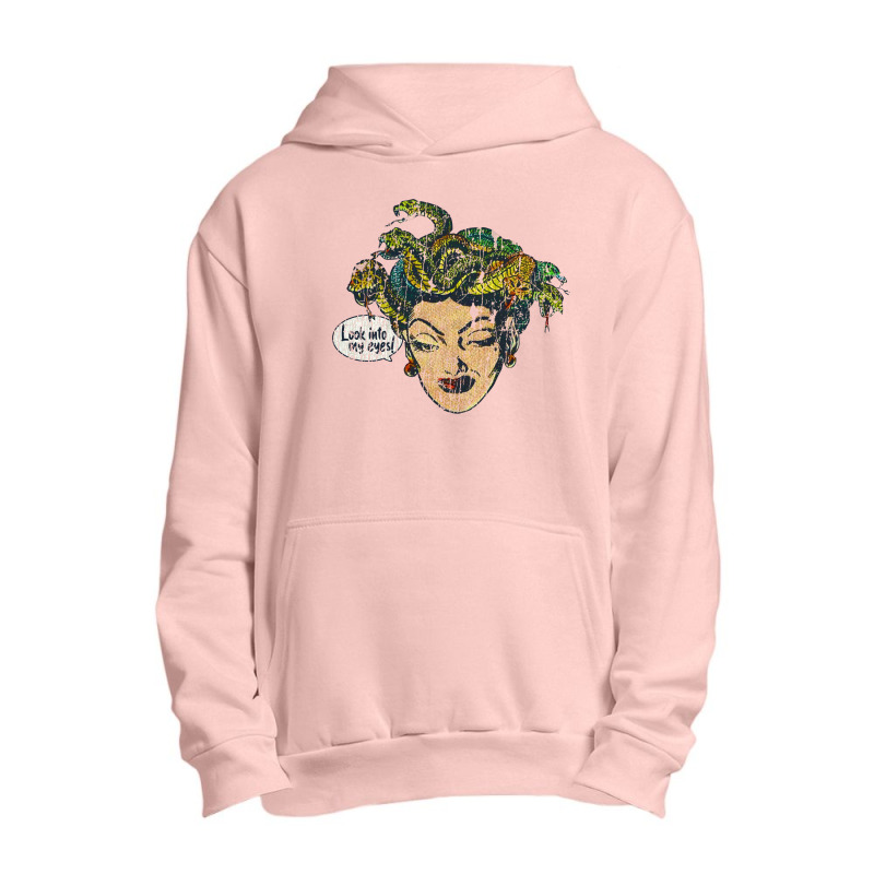 Medusa Look Into My Eyes Vintage Urban Pullover Hoodie by jamal99 | Artistshot