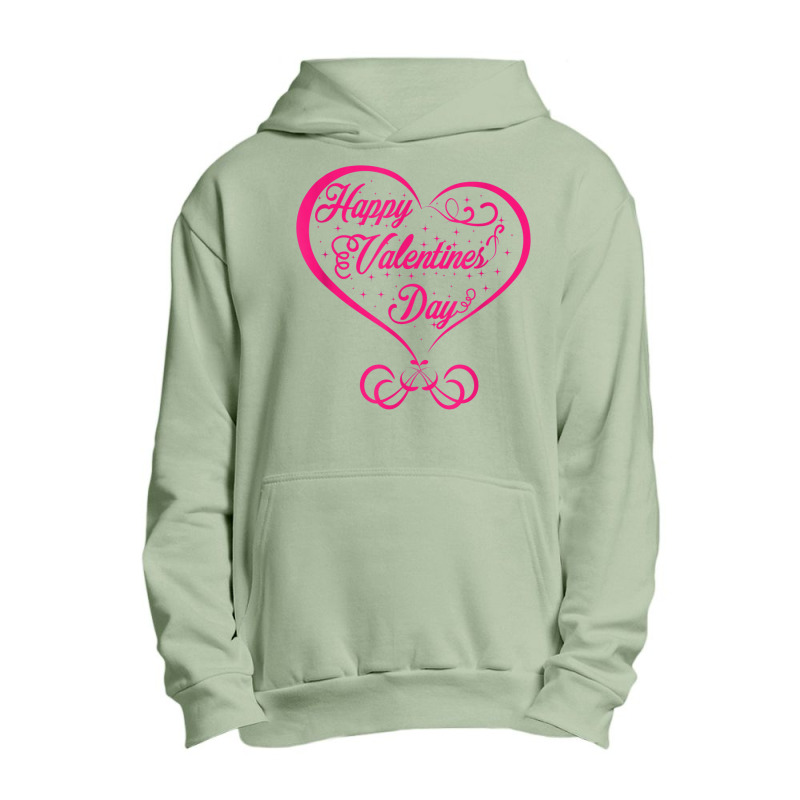 Valentines Day Happy Valentines Day Urban Pullover Hoodie by Bewitch | Artistshot