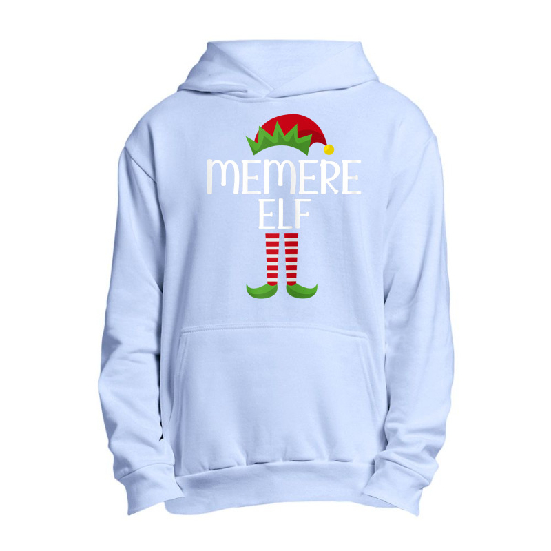 Womens Memere Elf Family Matching Group Christmas Party Pajama Urban Pullover Hoodie | Artistshot