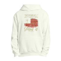 Normal Isn't Coming Back But Jesus Is Revelation 14 Vintage Urban Pullover Hoodie | Artistshot