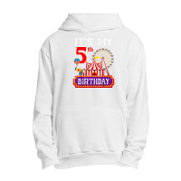 It's My 5th Birthday Ringmaster Circus Theme Carnival Bday Urban Pullover Hoodie | Artistshot