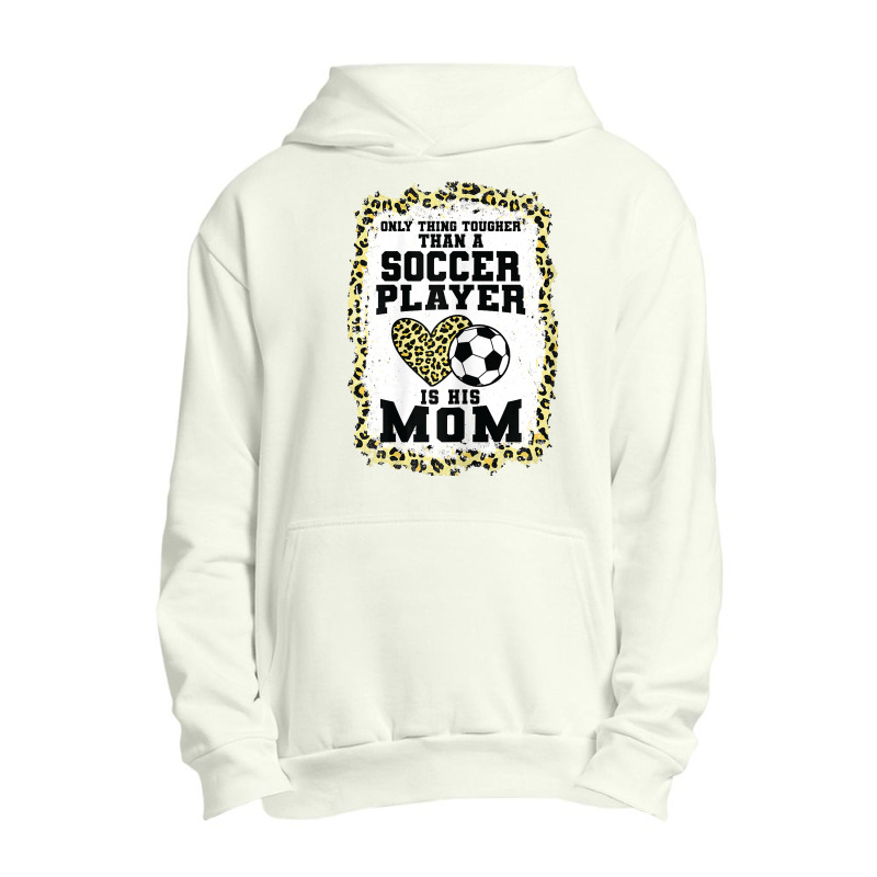 Womens Soccer Player Mom Heart Soccer Mom Urban Pullover Hoodie | Artistshot