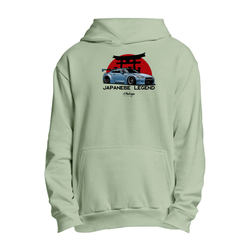 Gtr. Japanese Legend (blue) Urban Pullover Hoodie by RobertDoss | Artistshot