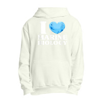 I Love Marine Biology Marine Biologist Sea Ocean Urban Pullover Hoodie | Artistshot