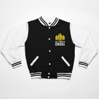 Organ Organist Organ Player Church Organ Musical Instrument Premium Bomber Jacket | Artistshot