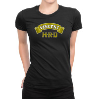 Vincent Hrd Style Motorcycle Ladies Fitted T-shirt | Artistshot