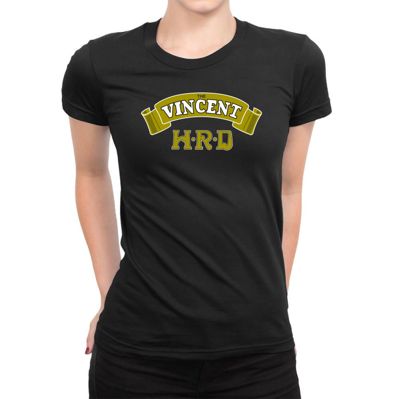 Vincent Hrd Style Motorcycle Ladies Fitted T-Shirt by irvandwi2 | Artistshot