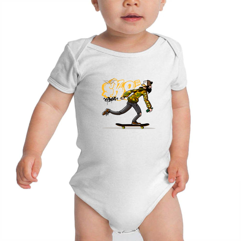 Skater Baby Bodysuit by Disgus_Thing | Artistshot