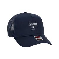 Fairhope Alabama Al Vintage Athletic Sports Design Pullover Hoodie Mesh Back Trucker Hat | Artistshot