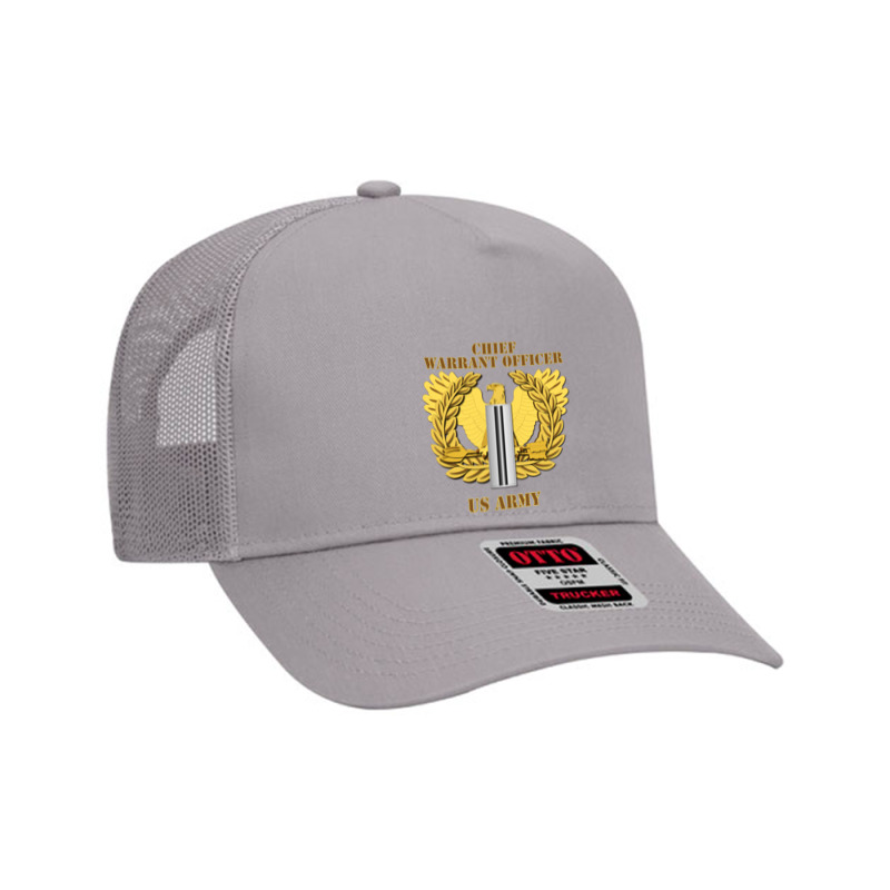 Emblem - Warrant Officer - Cw5 T-shirt Mesh Back Trucker Hat by moonlight2270 | Artistshot