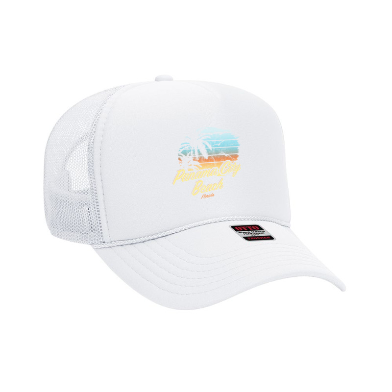 Panama City Beach Florida Usa The Original Sunset Pullover Hoodie Foam Trucker Hat by AdvaitaLanderos | Artistshot