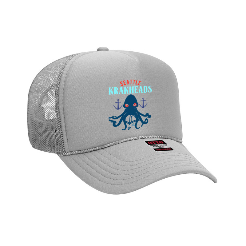 Women Seattle Krakheads Character Foam Trucker Hat | Artistshot