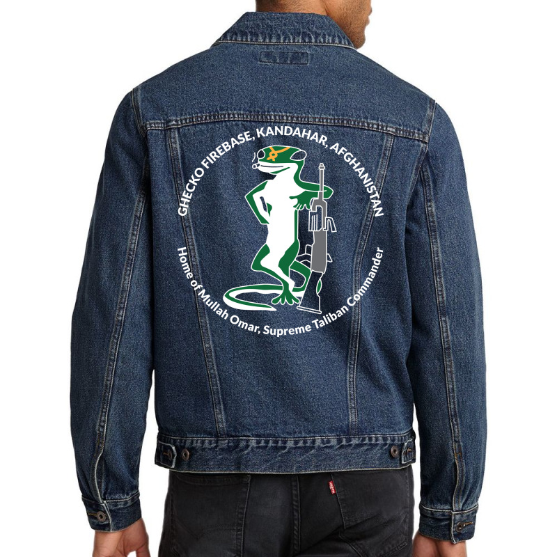 Fob Ghecko Jsoc Task Force Team Men Denim Jacket by Kengkong27 | Artistshot