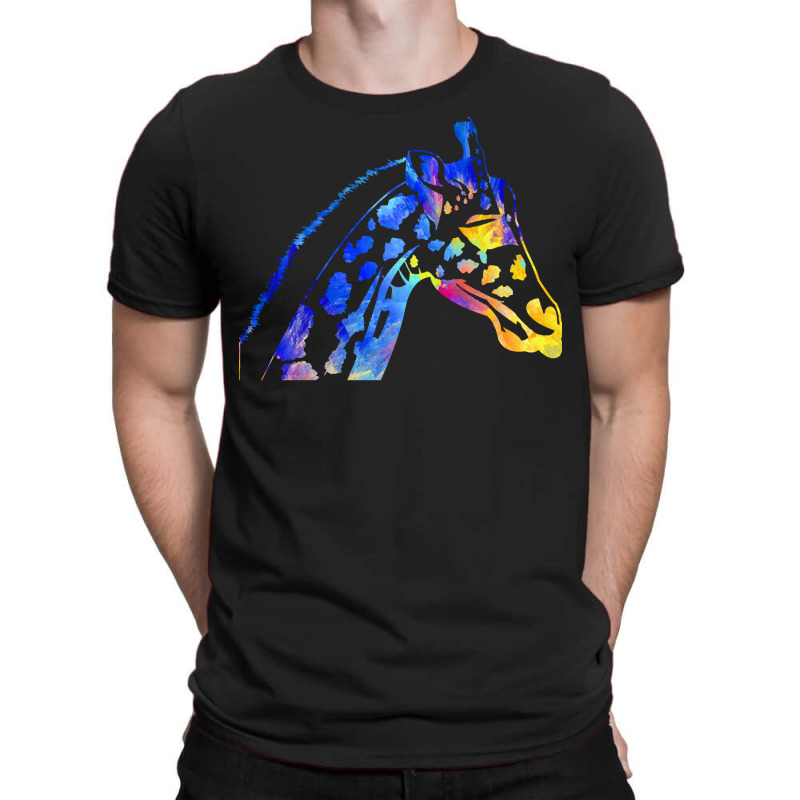 Giraffe Lover T  Shirtgiraffe Lover With Beautiful Color T  Shirt T-shirt | Artistshot