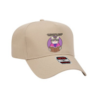 Curious Cats Visit The Library Purple Adjustable Baseball Cap | Artistshot