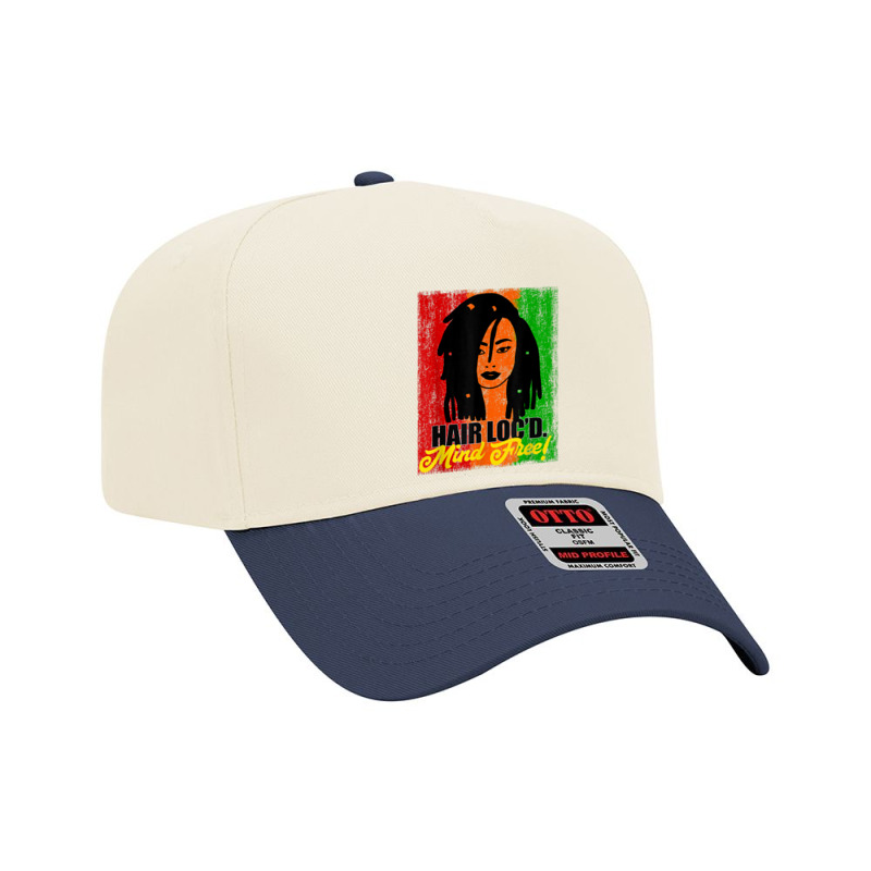 Hair Loc'd Mind Free Black Woman Face Drawing Locs Adjustable Baseball Cap by Scout | Artistshot