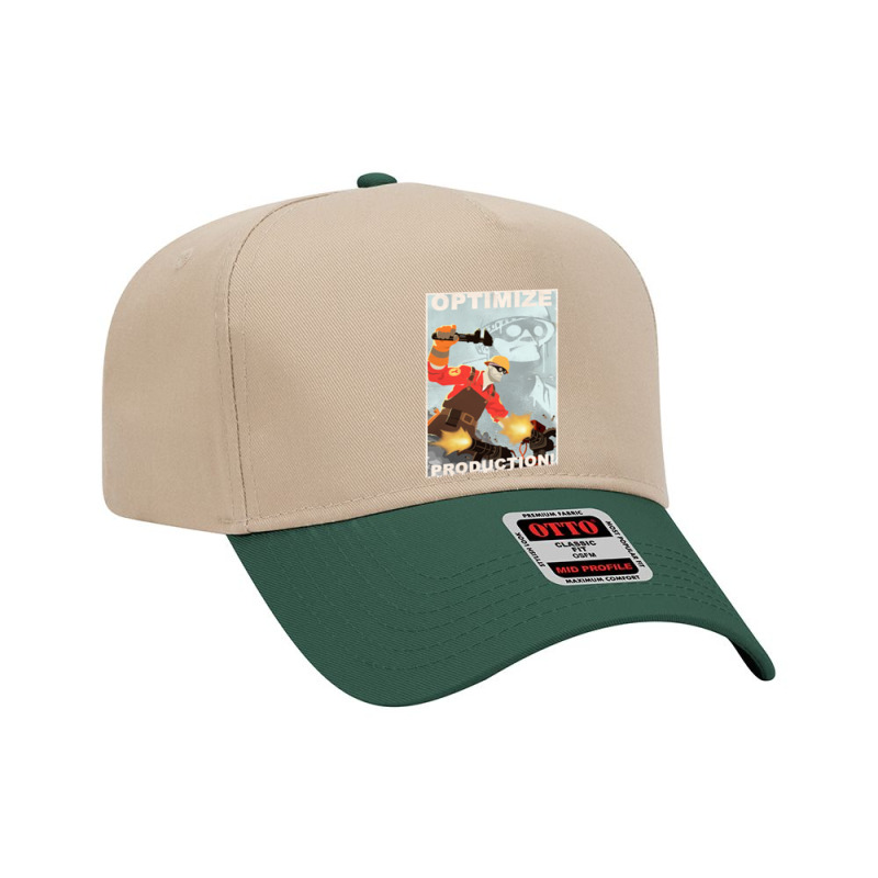 Optimize Production Tf2 Engineer Adjustable Baseball Cap | Artistshot