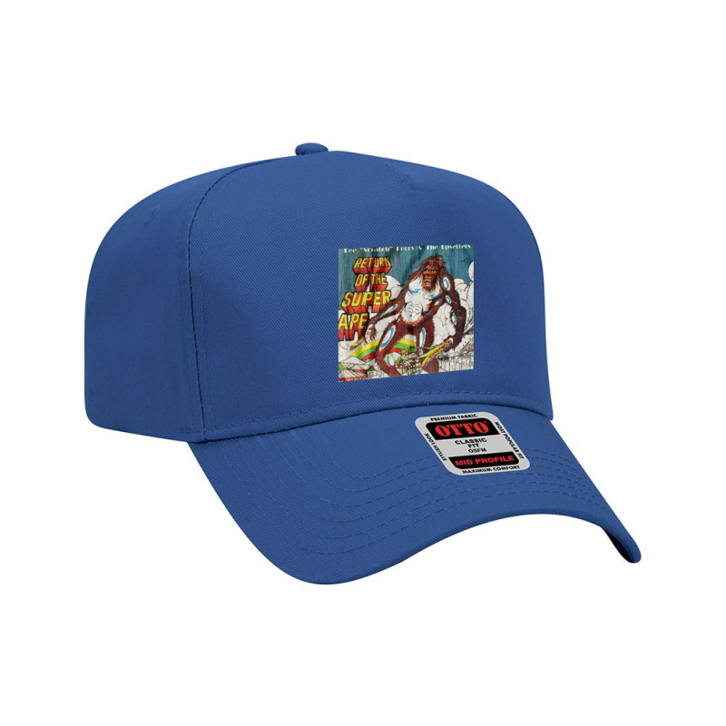 Return Of The Super Ape Lp, Reggae, The Upsetters, Lee Perry, King Kon Adjustable Baseball Cap | Artistshot