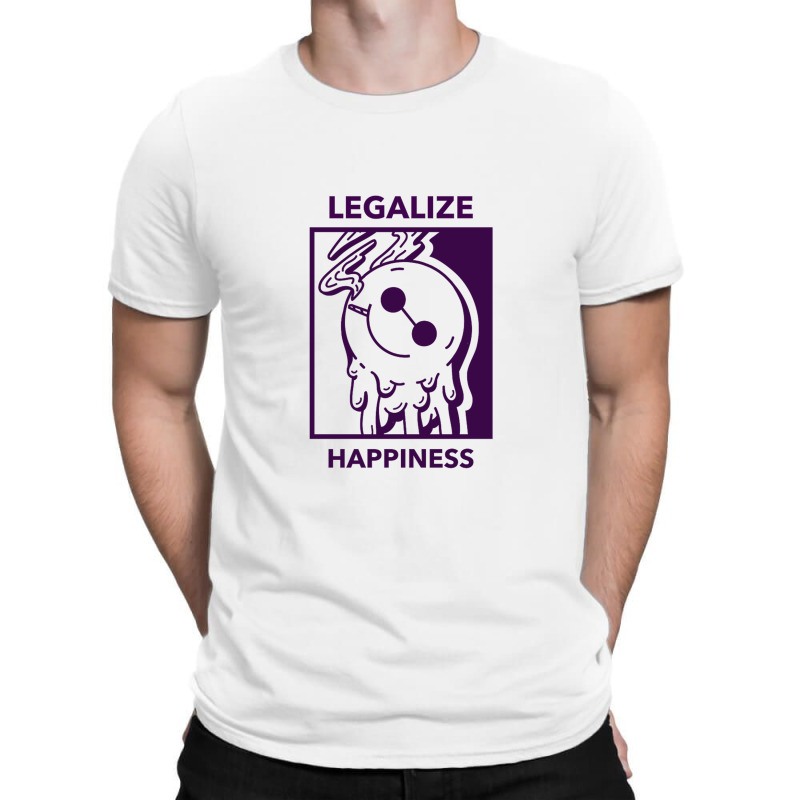 Legalize Happiness 420 Funny Weed Lover Gift Cannabis Smoker Marijuana T-Shirt by theblindletterer | Artistshot