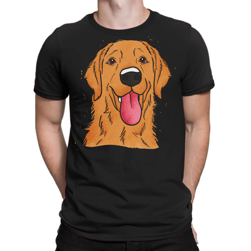 Golden Retriever T Shirt Happy Golden T-shirt | Artistshot