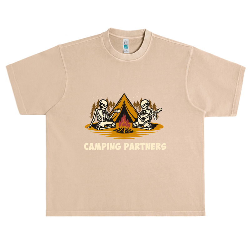 Camping Partners Skull, Camping Partners Skull Art, Camping Partners S Urban Heavy T-shirt | Artistshot