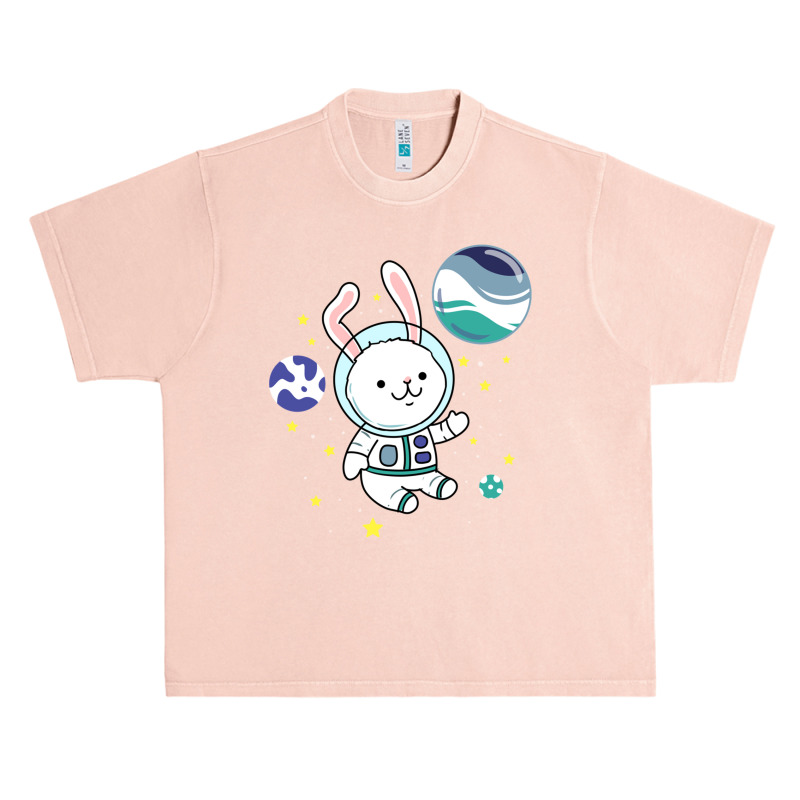 Bunny In Space Oriented Aroace Pride Urban Heavy T-shirt | Artistshot