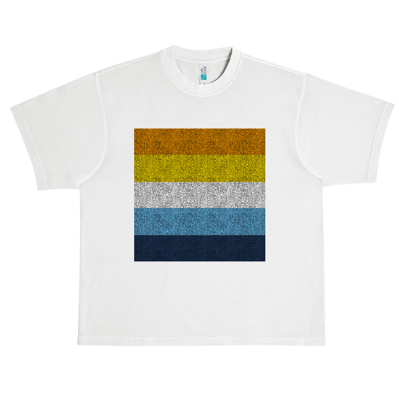 Distressed Aroace Flag Urban Heavy T-shirt | Artistshot