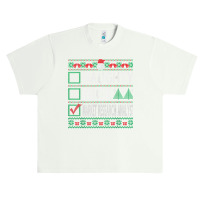 Naughty Nice Market Research Analyst Christmas List Sweater T Shirt Urban Heavy T-shirt | Artistshot