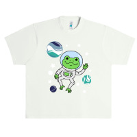 Frog In Space Oriented Aroace Pride Urban Heavy T-shirt | Artistshot