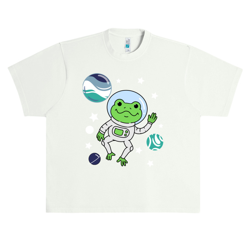 Frog In Space Oriented Aroace Pride Urban Heavy T-shirt | Artistshot